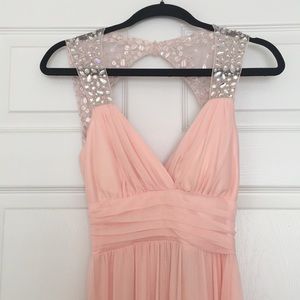 Blush pink gown